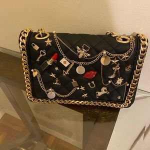 Black bag with Charms